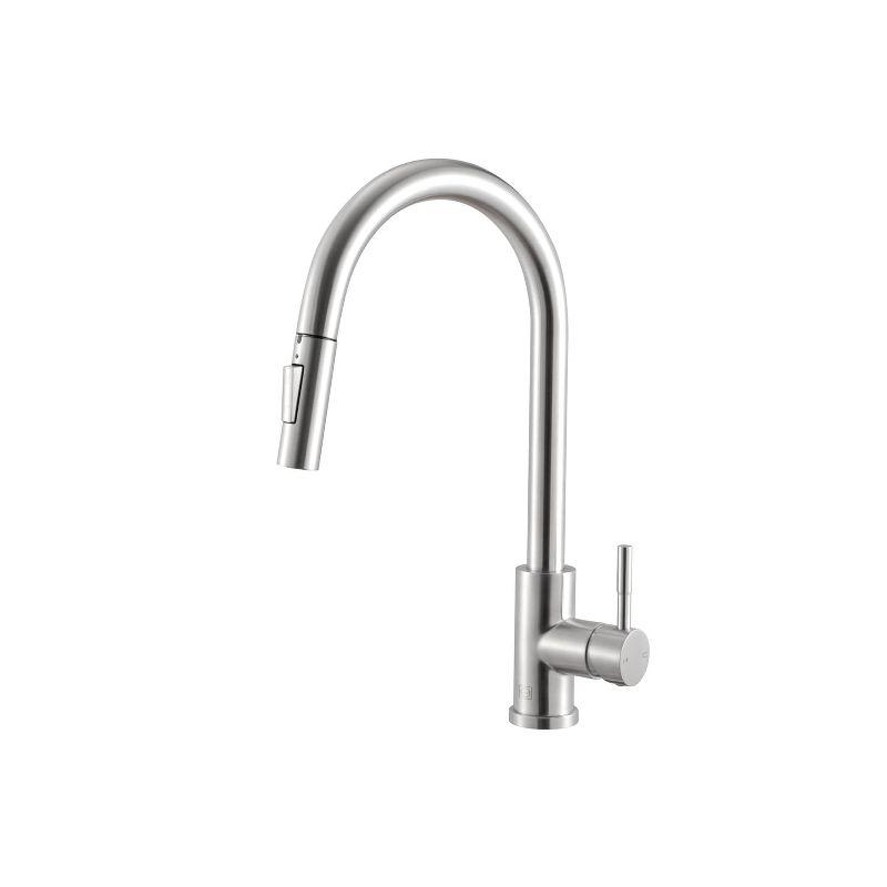 Elegant Lighting Luca Pull Down Spray Touch Kitchen Faucet