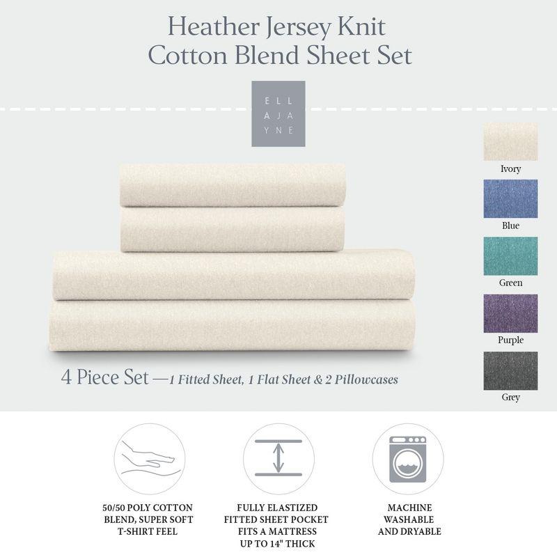 Ella Jayne Home Ella Jayne Jersey 4-Piece Sheet Set