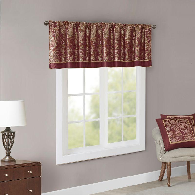 Aubrey Jacquard Window Valance