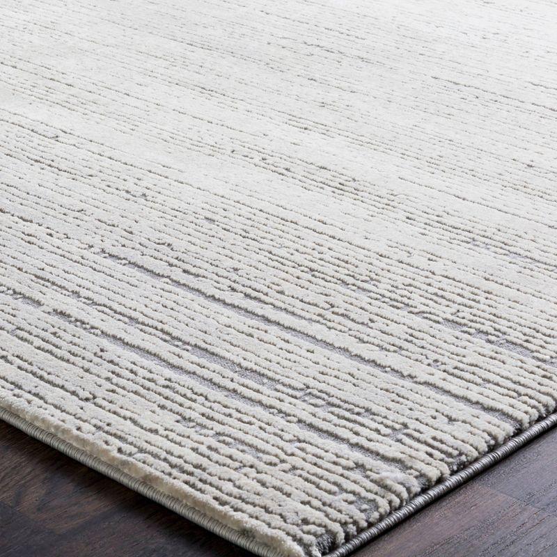 Livabliss 7'10"x10'2" Emma Modern Rug Gray: Stain & Fade-Resistant, Medium Pile, Indoor, Abstract Pattern