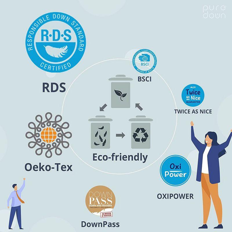 Peace Nest Down Blend Firm Pillow (Set of 2)