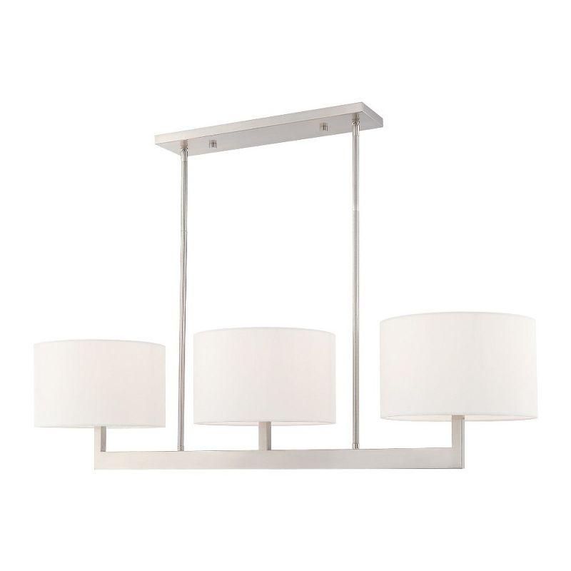 Livex Lighting Hayworth 3 - Light Chandelier in  Brushed Nickel