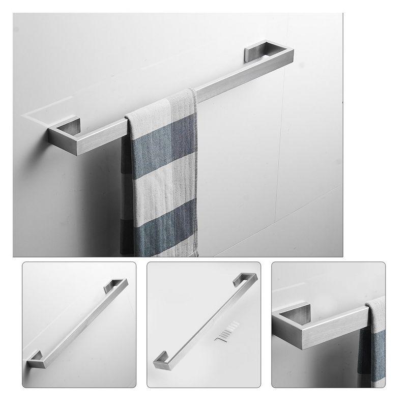 BWE 4-Piece Bath Hardware Set Towel Rack with Toilet Paper Holder Towel Hook and 24 in. Towel Bar