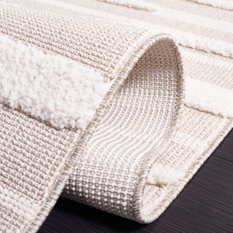 Trends TRD120 Power Loomed Area Rug - Beige/Ivory - 4'x6' - Safavieh.