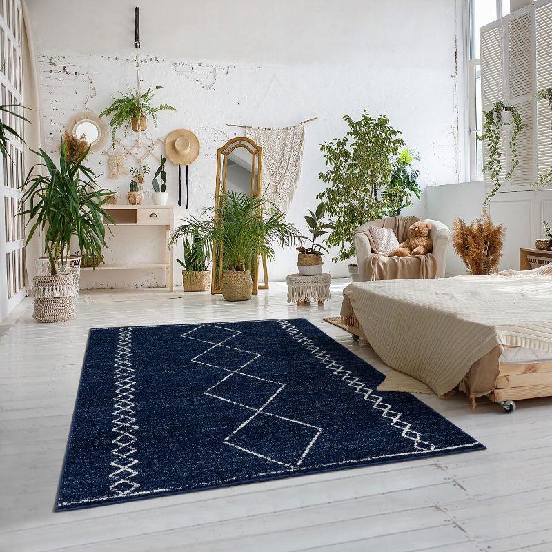 Luxe Weavers Moroccan Geometric Area Rug