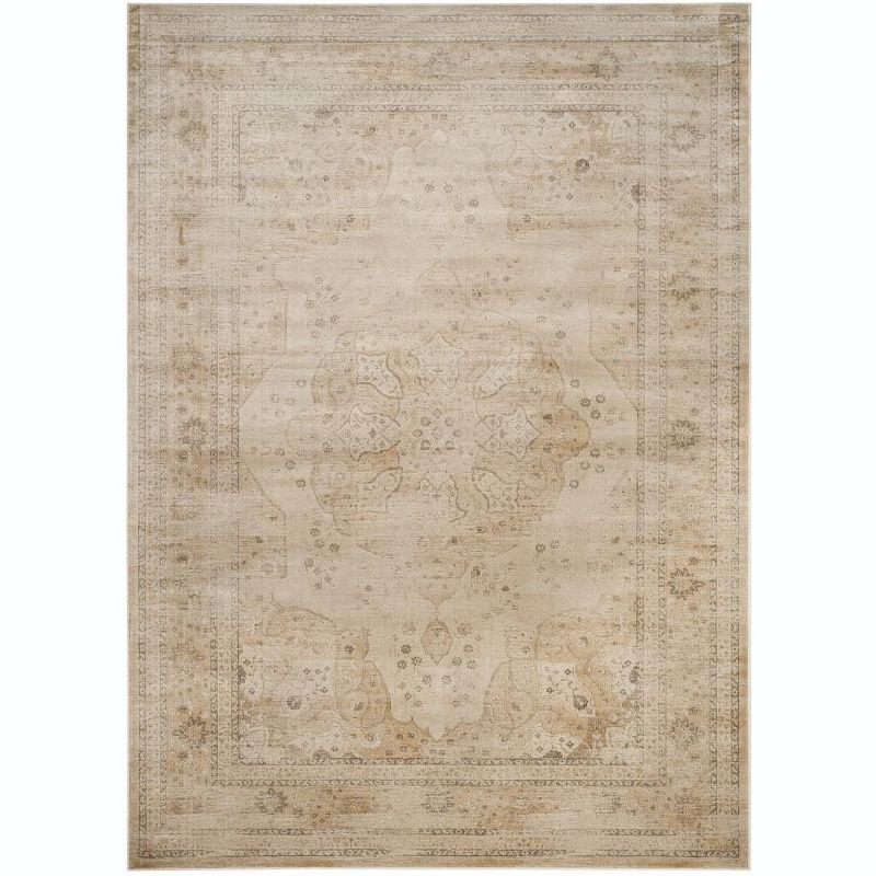 Vintage VTG158 Power Loomed Indoor Area Rug - Creme - 8'x10' - Safavieh.