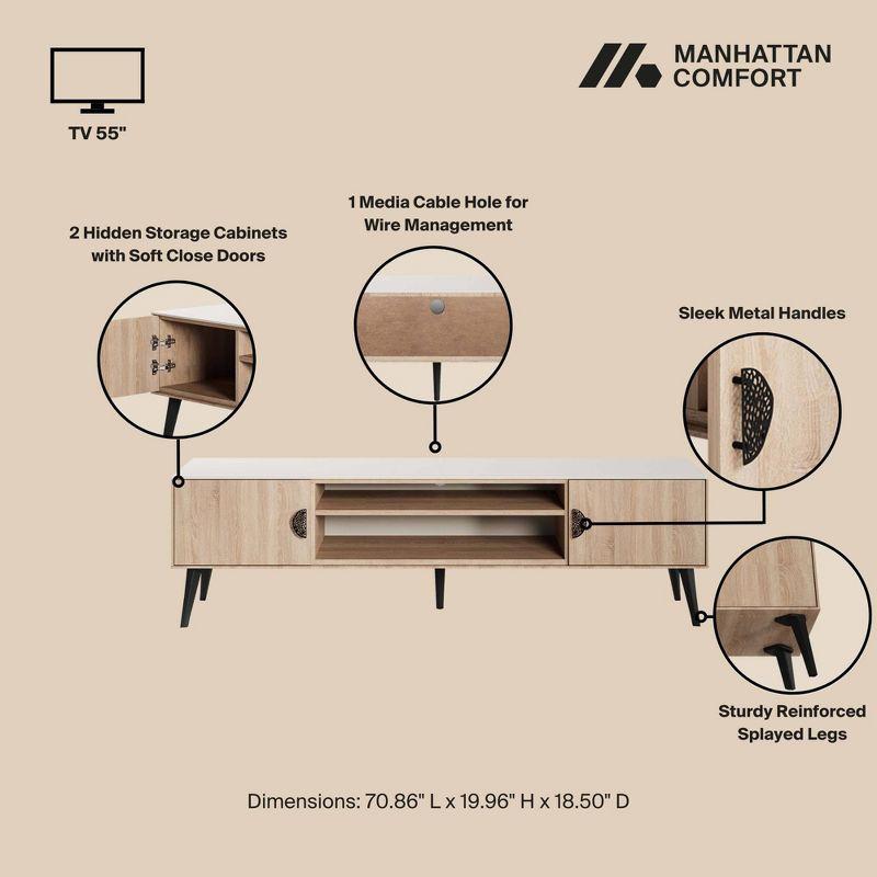 George Oliver Dalaylah 70.9" Mid-Century Modern TV Stand
