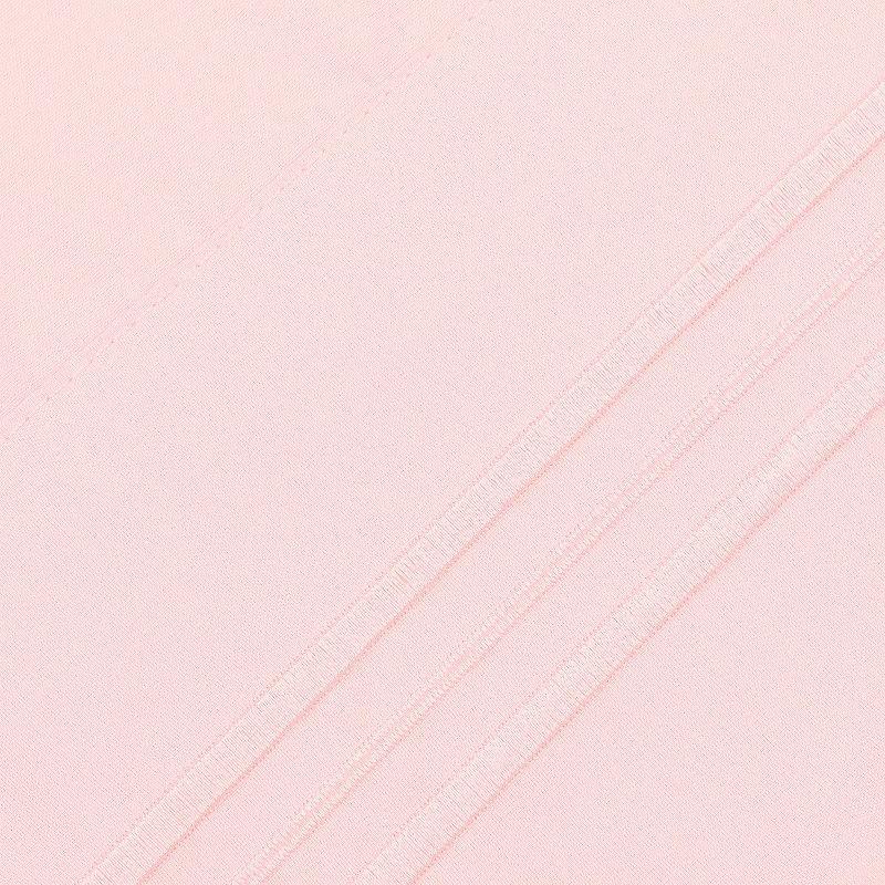 Mellanni Brushed Microfiber Pillowcase Set of 2, King, Blush Pink