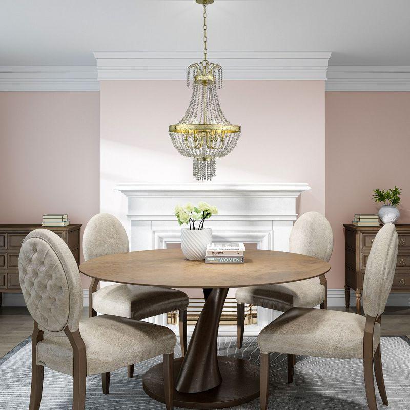Livex Lighting Valentina 6 - Light Chandelier in  Winter Gold