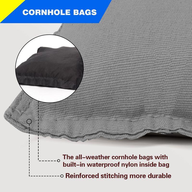 Regulation Size and Weight Cornhole Bean Bags for Cornhole Board Toss Game