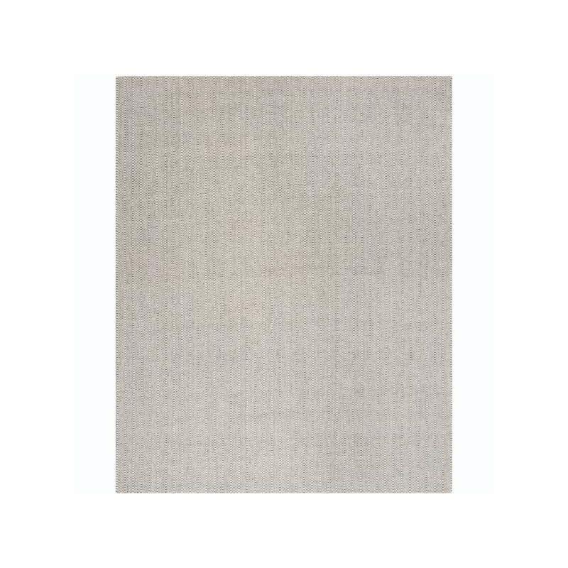 Ivory Elegance 8' x 10' Hand-Knotted Wool & Viscose Area Rug