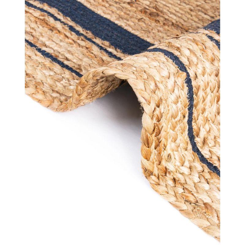 Unique Loom 8' 0 x 10' 0 Gujarat Braided Jute Rectangle Area Rug