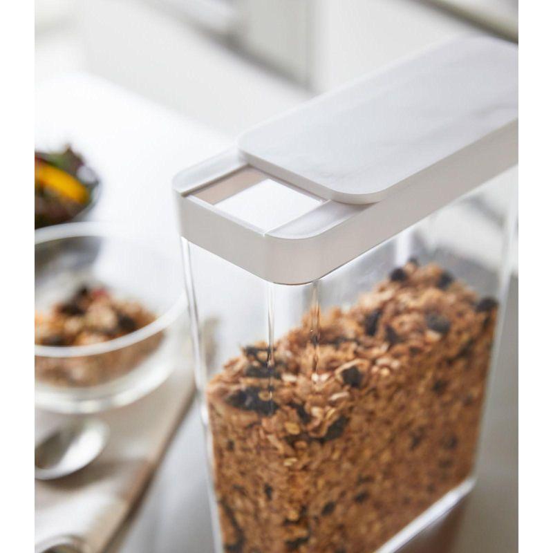 Yamazaki Home Yamazaki Home Dry Food Storage Container With Sliding Lid , Cereal, Grains, Pasta, Flour, 9.5 cups