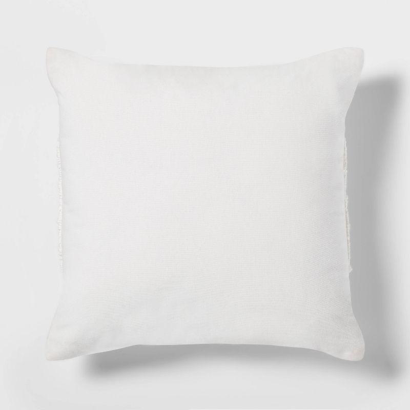 Modern Tufted Square Throw Pillow - Threshold™