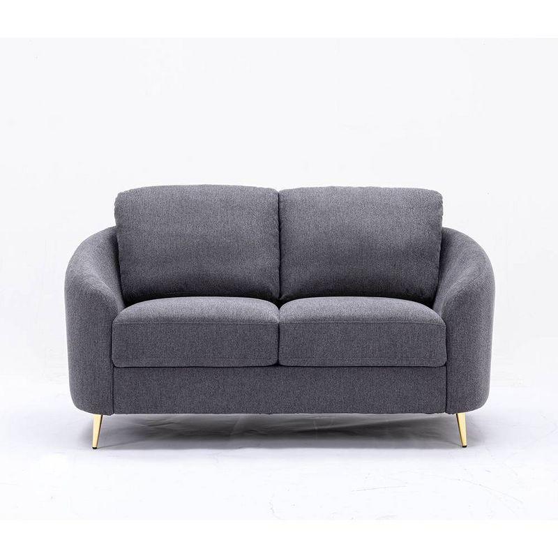 60" Yuina Sofa Gray Linen - Acme Furniture