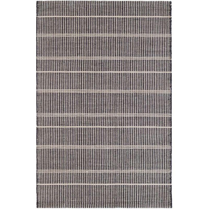 Samson Black Handwoven Indoor/Outdoor Rug