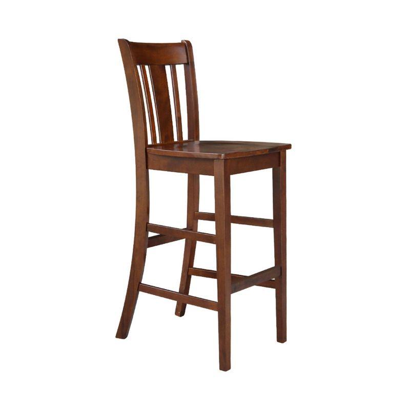 Espresso San Remo 30" Solid Wood Barstool