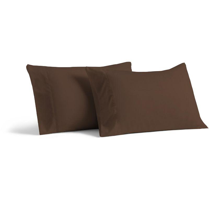 Cosy House Collection Luxury Rayon Derived from Bamboo Set of 2 Pillowcases - Cream, King