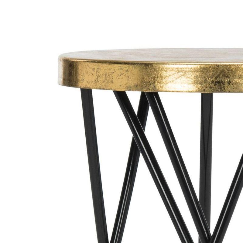 Lorna Gold Leaf Bar Stool  - Safavieh