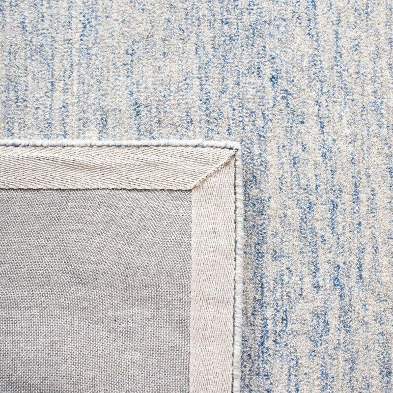 Metro Blue Hand-Tufted Wool Area Rug