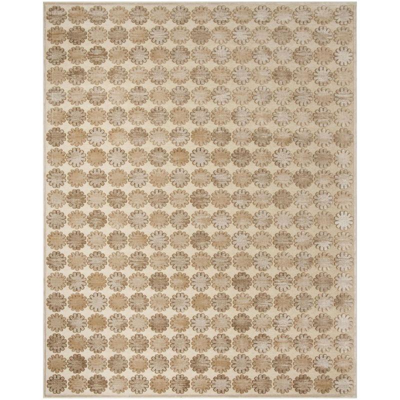 Martha Stewart Collection - MSR7430 - Indoor Power Loomed Area Rugs - Stone/Cream - 8'x10'