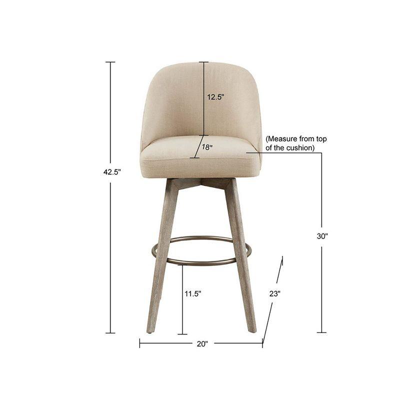 30" Howard Counter Height Barstool with Swivel Seat - Madison Park