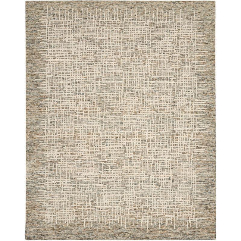 Nourison Vail Rustic Texture Indoor Area Rug Ivory/Multi 7'9" x 9'9"