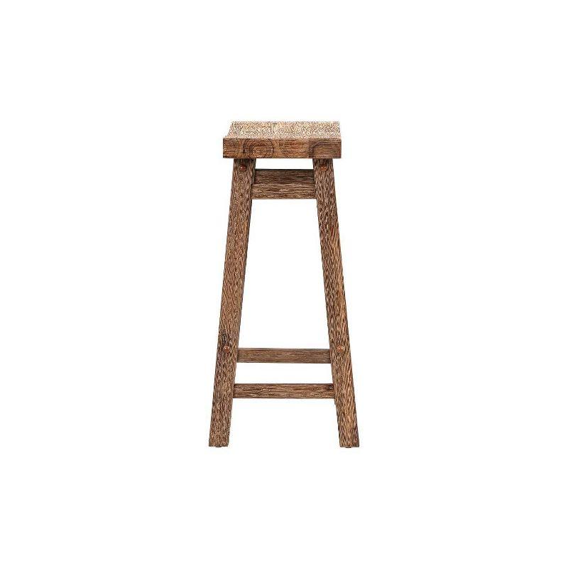 24" Sonoma Saddle Counter Height Barstool - Boraam