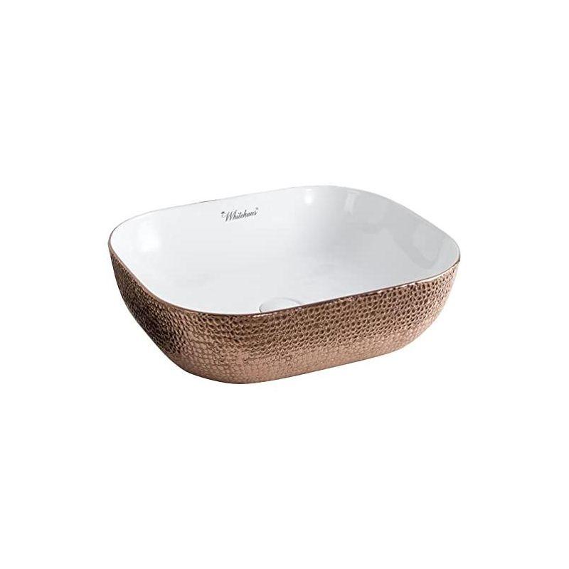 Whitehaus Collection WH71302-F23 Whitehaus Collection Isabella Plus 15.75'' Vitreous China Rectangular Bathroom Sink