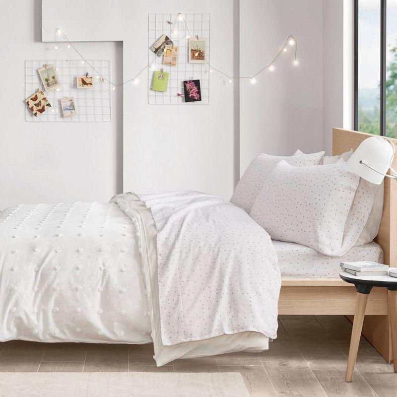 Intelligent Design Cozy Soft 100% Cotton Flannel Sheet Set