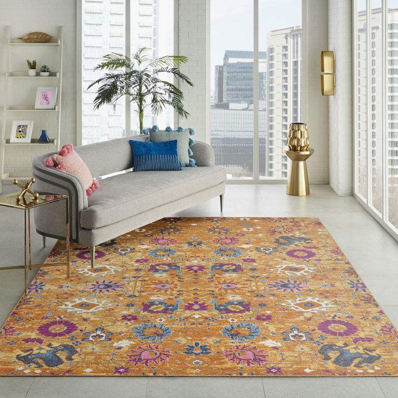 Nourison Passion Bohemian Indoor Rug Sunburst 9' x 12'