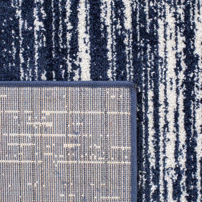 Adirondack ADR113 Machine Made Indoor Accent Rug - Navy/Ivory - 3'x5' - Safavieh