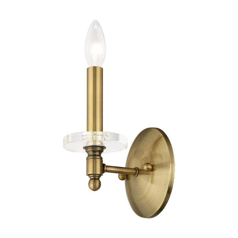 Livex Lighting Bennington 1 - Light Wall Light in  Antique Brass