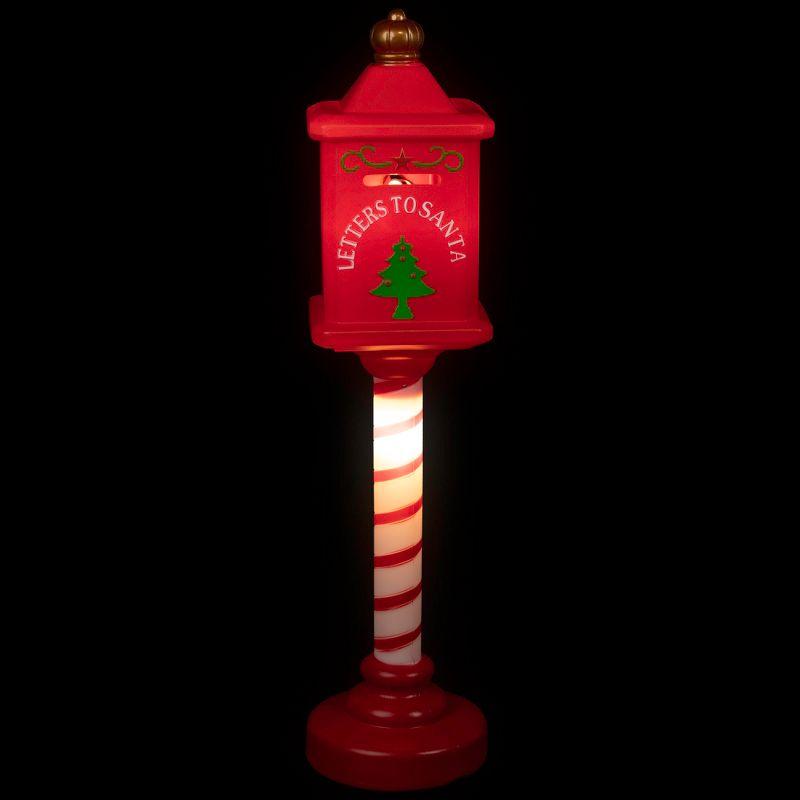 Northlight Lighted Letters To Santa Mail Box Blow Mold Outdoor Christmas Decoration - 40.5"