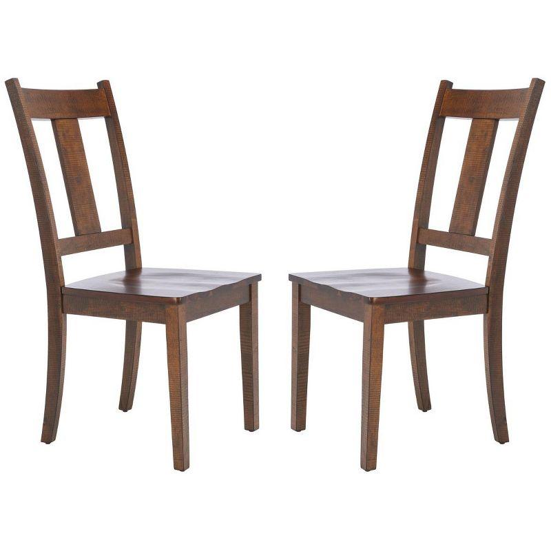 Sergio Dining Chair (Set of 2) - Rustic CafŽ - Safavieh.