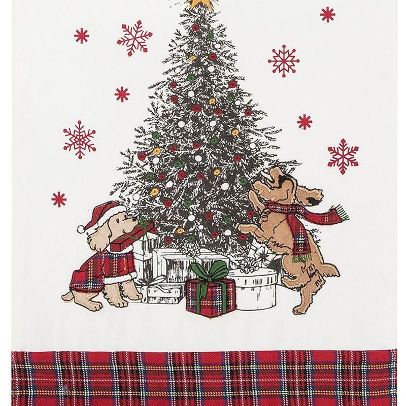 C&F Home 13" x 72" Festive Dogs Table Runner