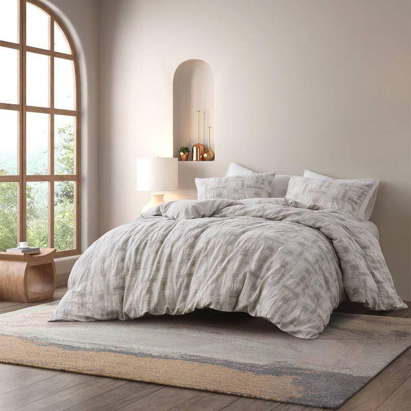 INK+IVY Cairo 3 Piece Cotton Jacquard Duvet Set