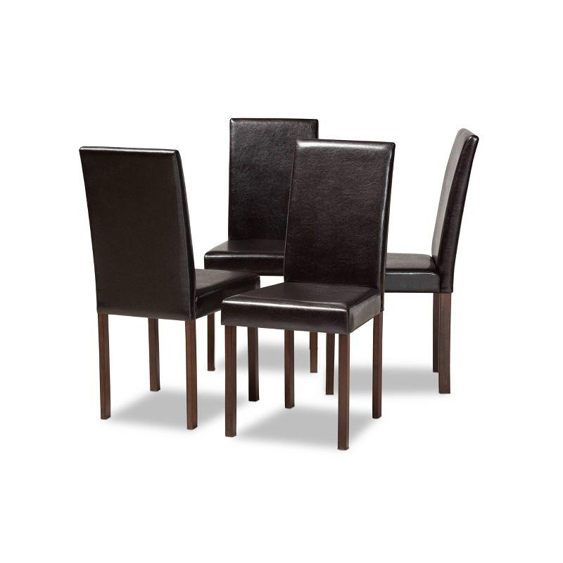 Faux Leather Upholstered Dining Chair