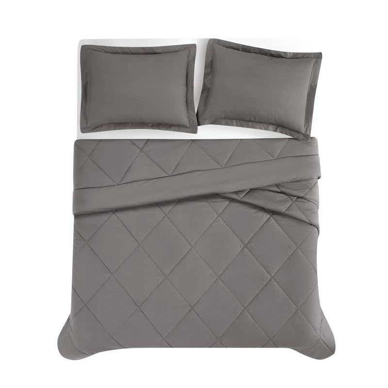 Bare Home Modern & Contemporary Organic Percale Duvet Cover Set