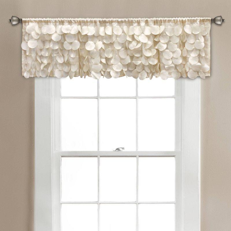 Lush Decor Gigi Scalloped Window Valance