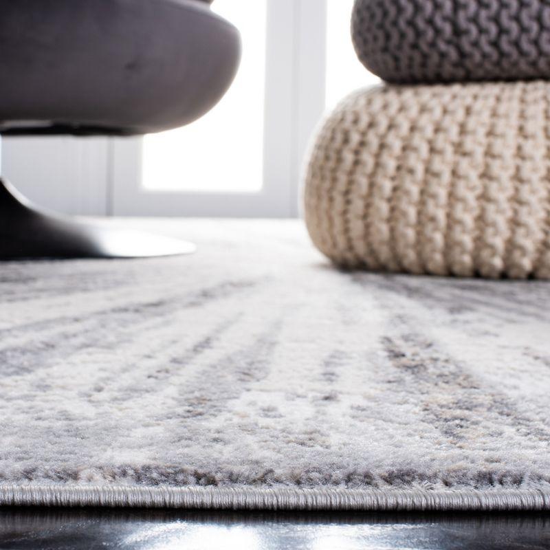 Amelia ALA449 Power Loomed Indoor Area Rug - Grey/Gold - 6'7"x9'6" - Safavieh