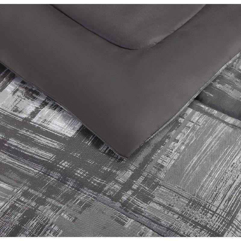 Style 212 Camden Modern & Contemporary Box Stitch Plaid Comforter Set