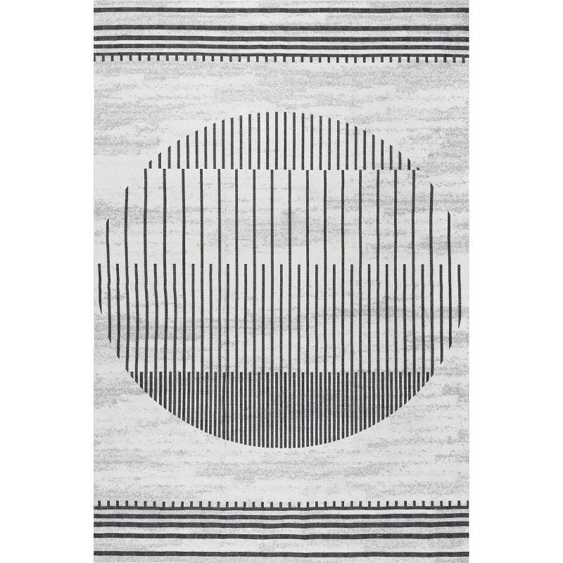 Nuloom Modern Sun Pet Friendly Machine Washable Area Rug, 8' x 10', Light Beige