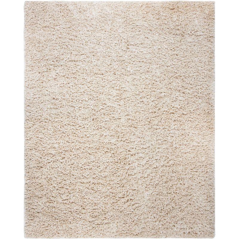 Sheep Shag SSG212 Hand Woven Area Rug - Ivory - 8'x10' - Safavieh.