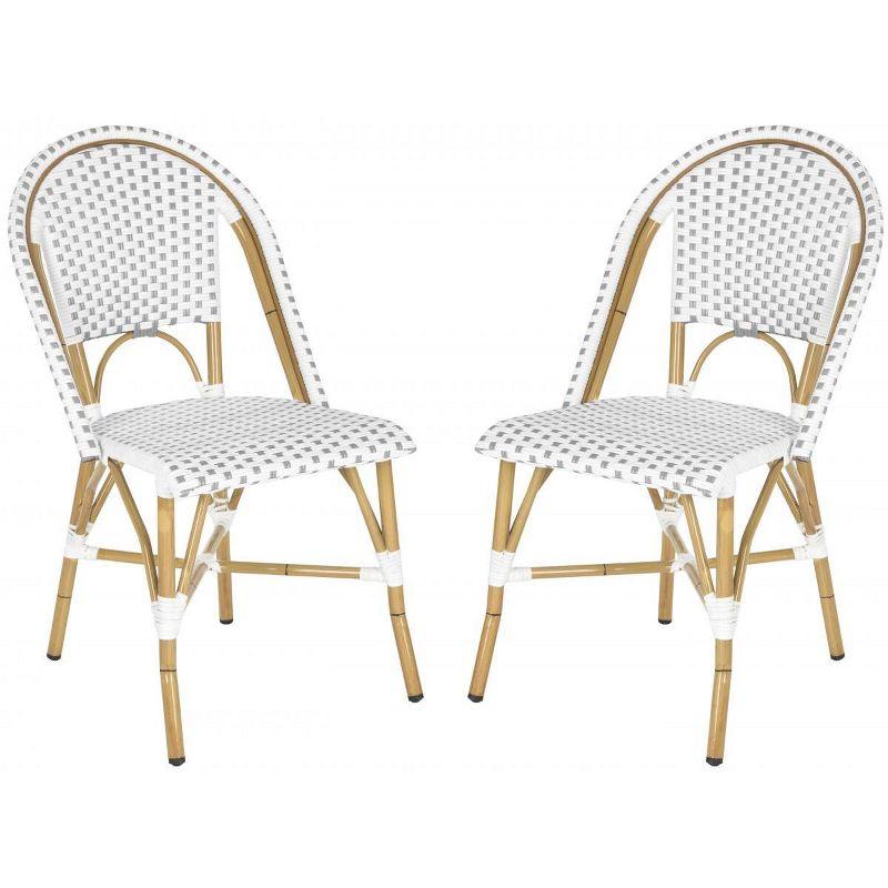 Salcha Indoor Outdoor French Bistro Side Chair (Set of 2)  - Safavieh