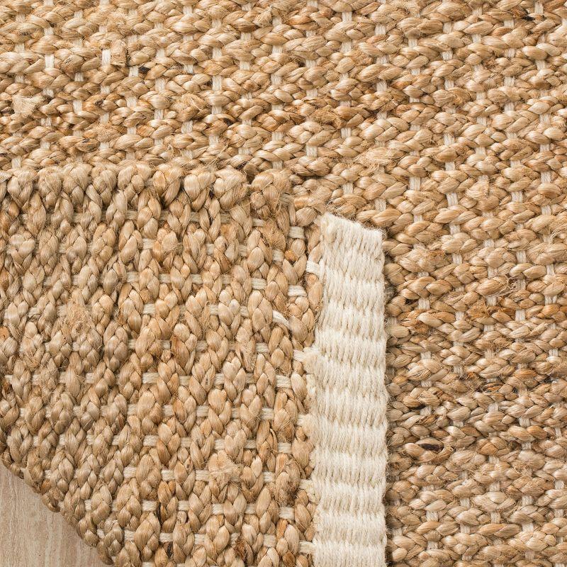 Natural Fiber NF465 Hand Woven Runner Rug - Ivory/Natural - 2'6"x8' - Safavieh.