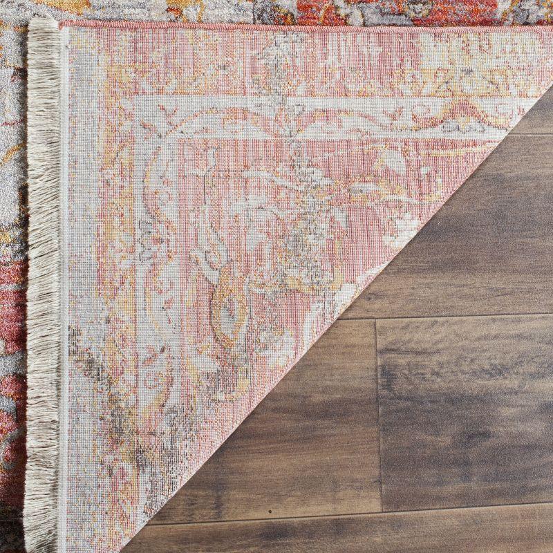 Vintage Persian VTP435 Power Loomed Indoor Runner Rug - Saffron/Cream - 2'2"x12' - Safavieh