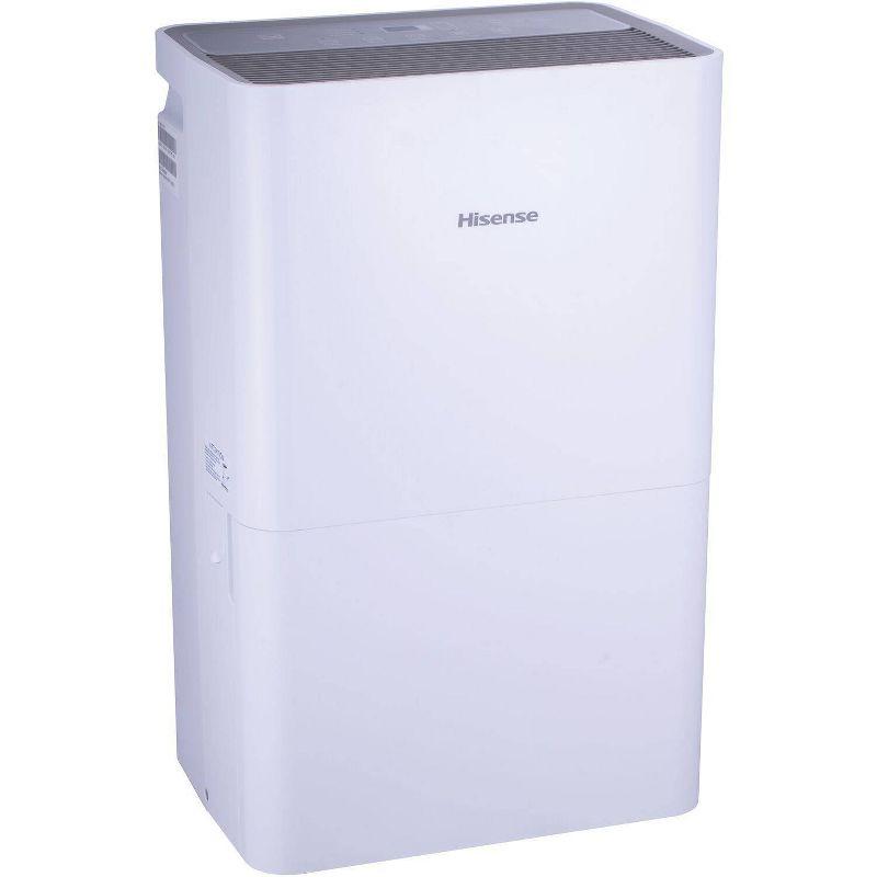 Hisense 50-pint Dehumidifier: Energy Star Certified, 3 Settings, 3000+ sq. ft. Coverage, Programmable Timer, Electrostatic Filter