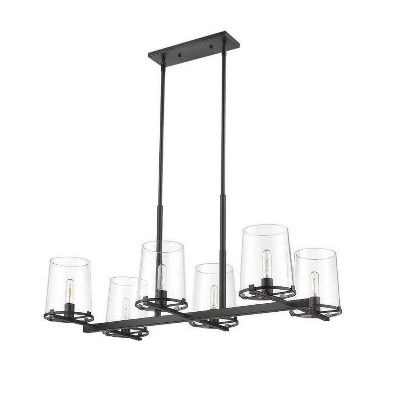 Z-Lite Callista 6 - Light Chandelier in  Matte Black