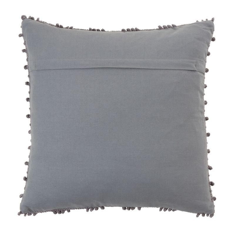 Saro Lifestyle Down-Filled Nubby Design Throw Pillow